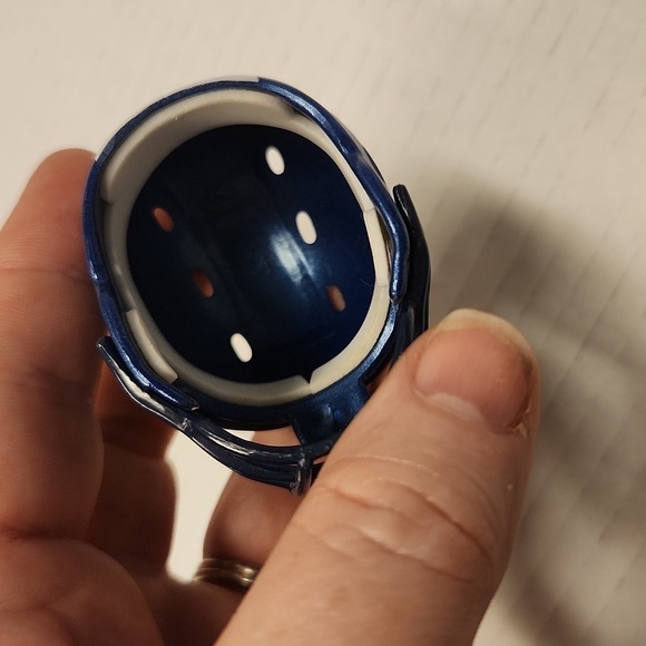 KU Mini Football Helmet Riddell - Picture 6 of 6